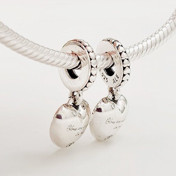 Pandora Mother & Daughter Hearts Dangle Charm - Picture 2 of 5